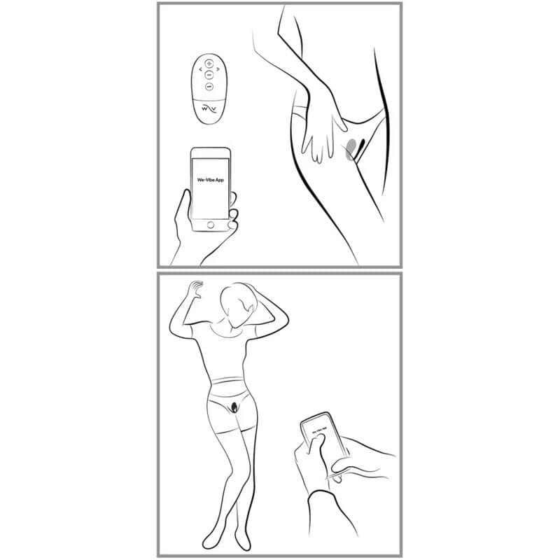 WE-VIBE - JIVE 2 WEARABLE EGG VIBRATOR ELECTRIC PINK thumb 13