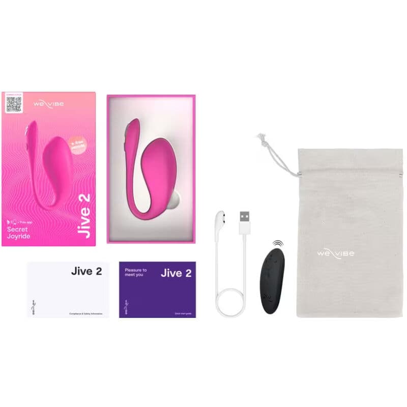 WE-VIBE - JIVE 2 WEARABLE EGG VIBRATOR ELECTRIC PINK thumb 14