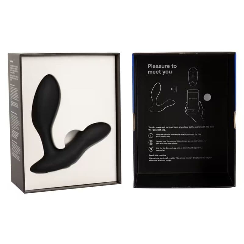 WE-VIBE - VECTOR+ BLACK PROSTATE MASSAGER REMOTE CONTROL thumb 20