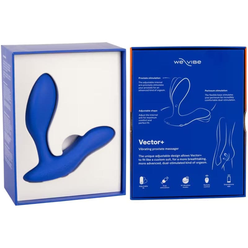 WE-VIBE - VECTOR+ DUAL-STIMULATION PROSTATE MASSAGER ROYAL BLUE thumb 15