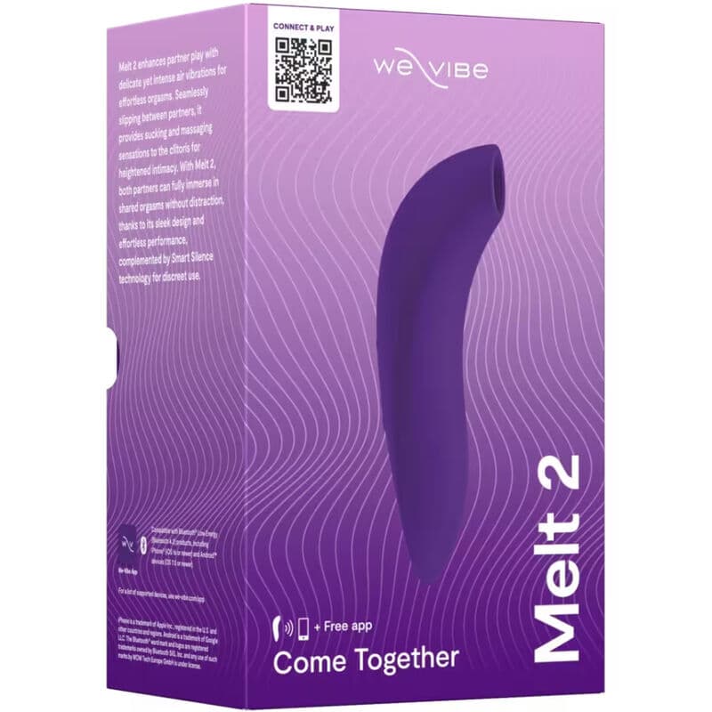 WE-VIBE - MELT 2 AIR-PULSE CLITORAL STIMULATOR PURPLE thumb 18