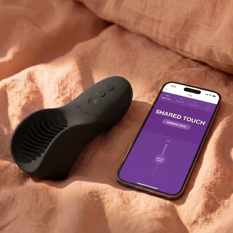 WE-VIBE - SHARED TOUCH DOUBLE-SIDED COUPLES VIBRATOR BLACK thumb 17