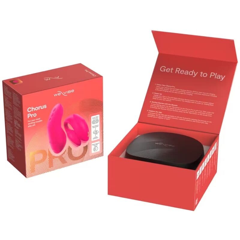 WE-VIBE - CHORUS PRO PREMIUM COUPLES VIBRATOR ELECTRIC PINK thumb 16