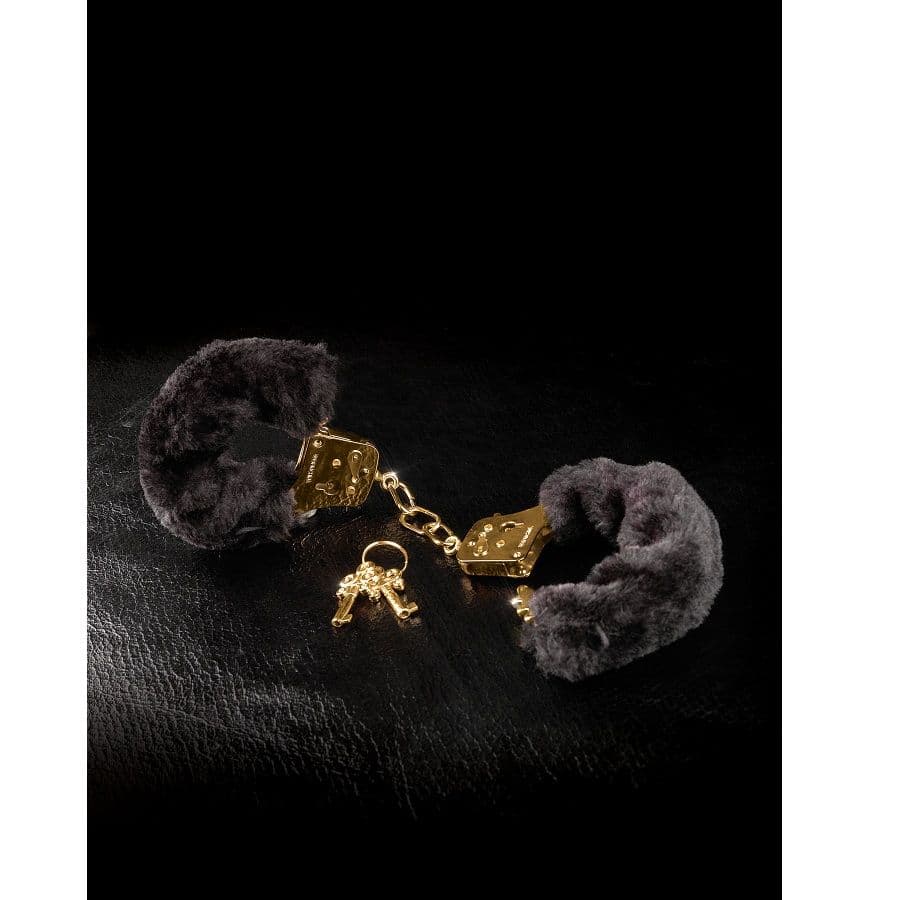 FETISH FANTASY GOLD - DELUXE FURRY CUFFS thumb 3