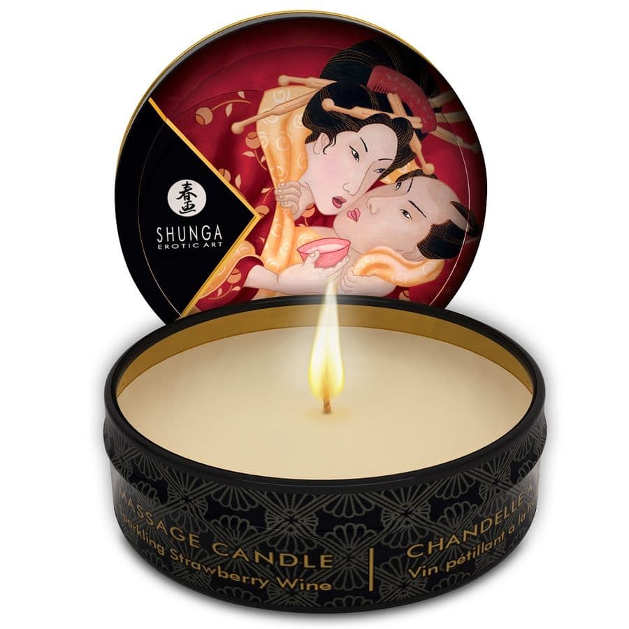 SHUNGA - MINI CARESS BY CANDLELIGHT DISPLAY MASSAGE CANDLES 24 UNITS thumb 4