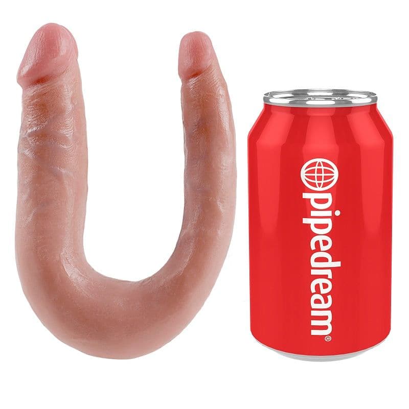 KING COCK - U-SHAPED SMALL DOUBLE TROUBLE FLESH 12.7 CM thumb 4
