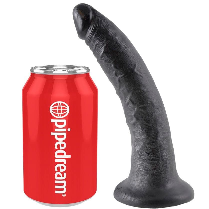 KING COCK - 7 DILDO BLACK 17.8 CM thumb 3