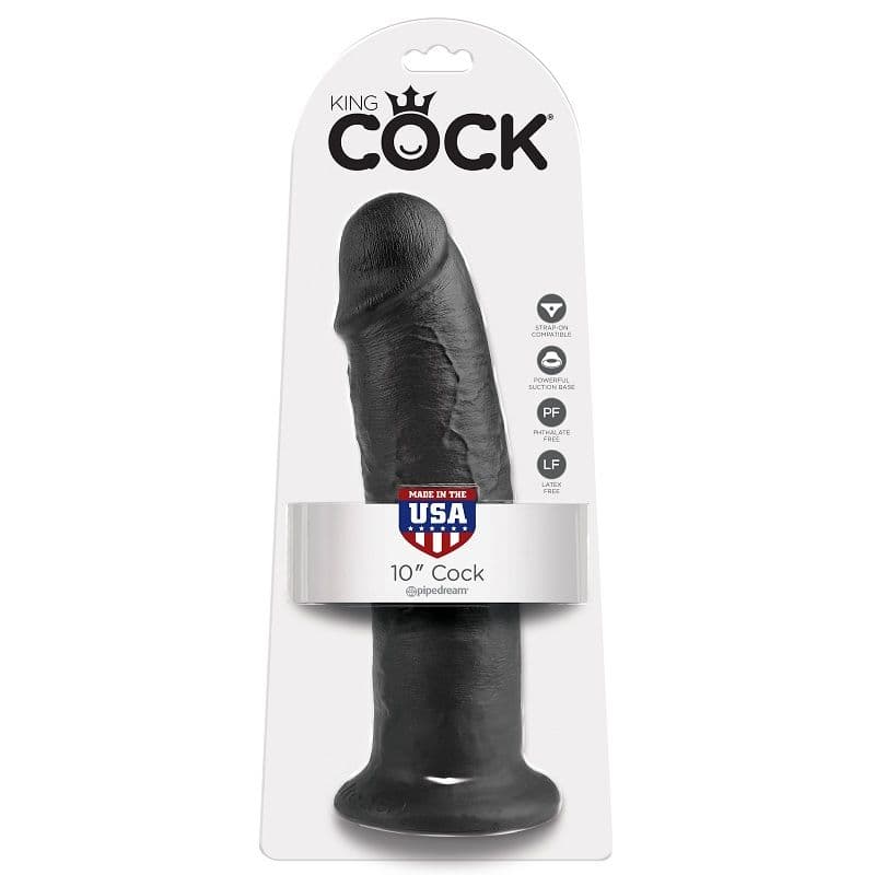 KING COCK - 10 DILDO BLACK 25 CM thumb 6