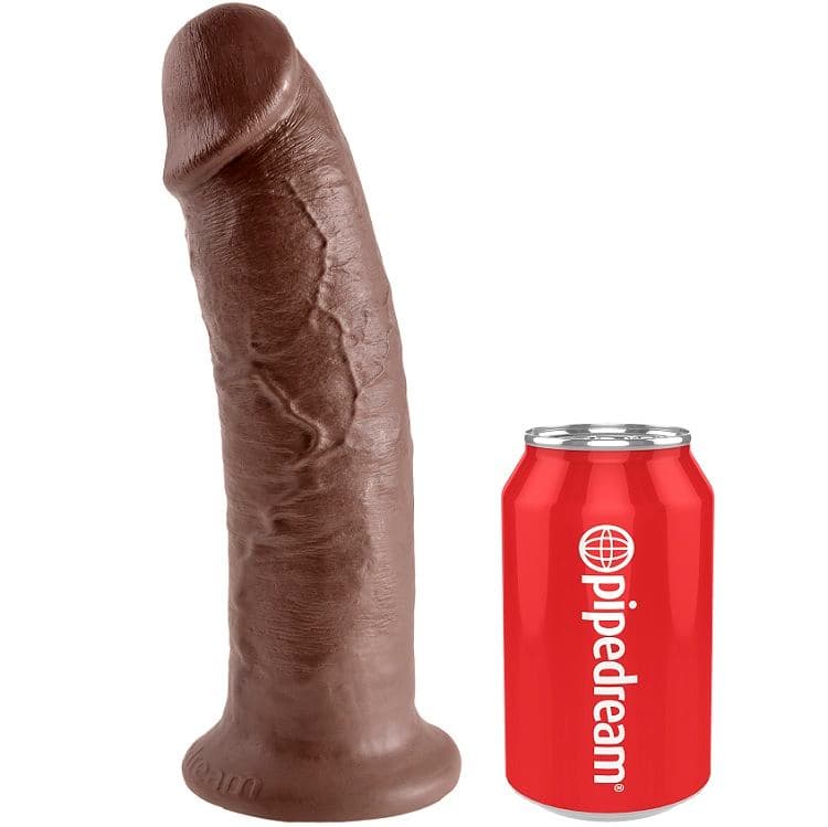 KING COCK - 10 DILDO BROWN 25.4 CM thumb 3