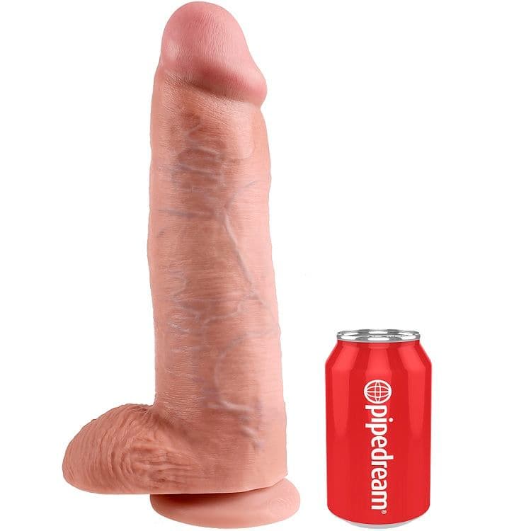 KING COCK - 12 DILDO FLESH WITH BALLS 30.48 CM thumb 3