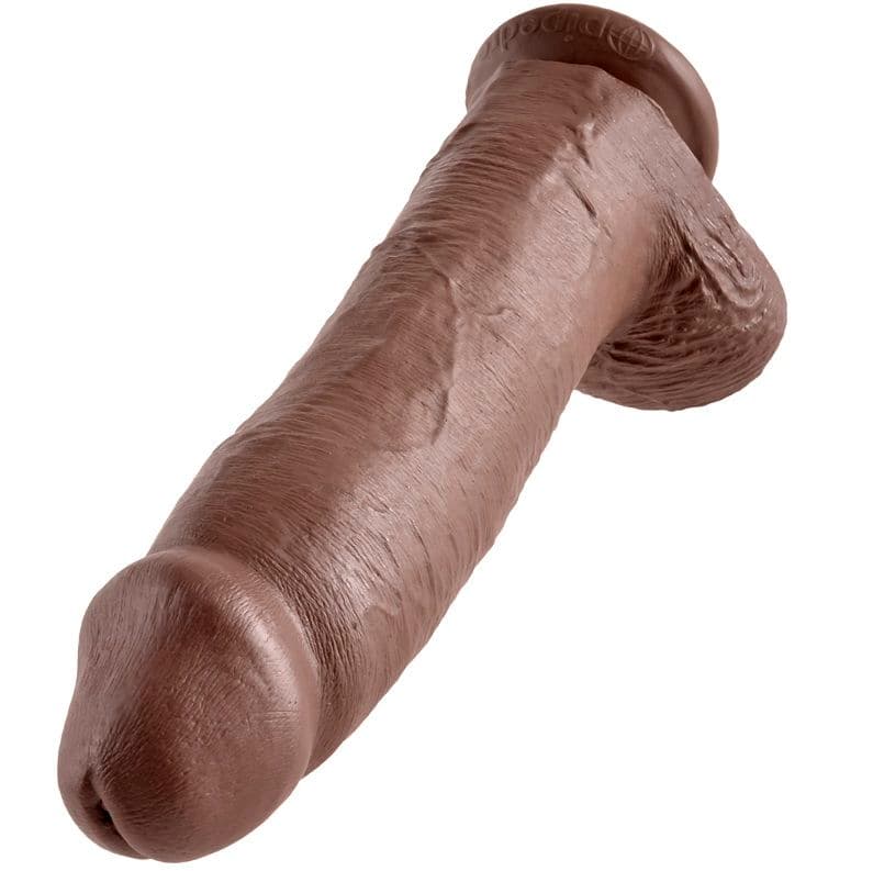KING COCK - 12 DILDO BROWN WITH BALLS 30.48 CM thumb 5