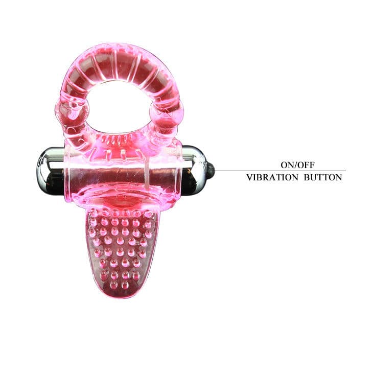 BAILE - SWEET ABS 10 RHYTHMS RING PINK VIBRATOR PENIS RING thumb 5