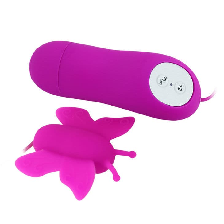 BAILE - LOVE EGGS BUTTERFLY CLITORIS STIMULATOR 12 SPEEDS LILAC REMOTE CONTROL thumb 2
