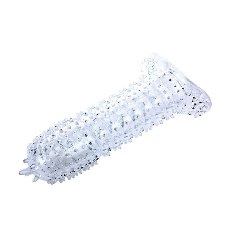 BAILE - PENIS SHEATH WITH STIMULATING POINTS PURPLE 14 CM thumb 2
