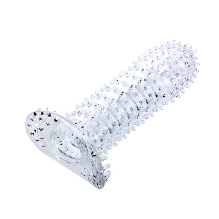 BAILE - PENIS SHEATH WITH TRANSPARENT STIMULATING POINTS 14 CM thumb 2
