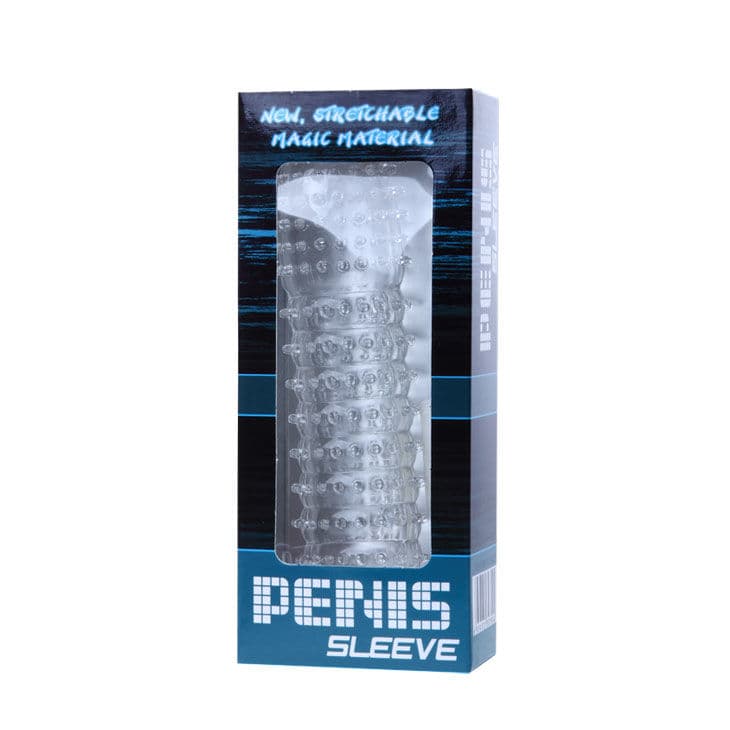 BAILE - PENIS SHEATH WITH TRANSPARENT STIMULATING POINTS 14 CM thumb 5