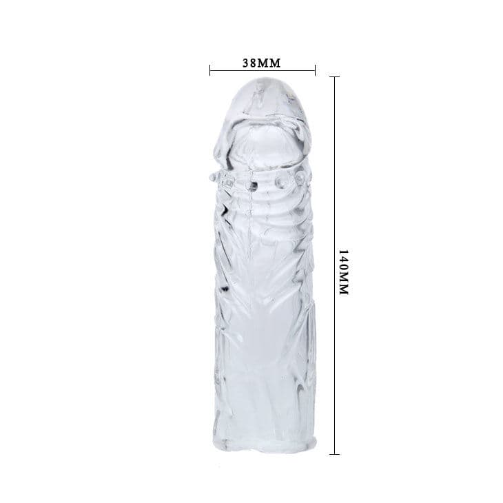 BAILE - LILAC COVER FOR THE PENIS IN ADAPTABLE SILICONE 13 CM thumb 6