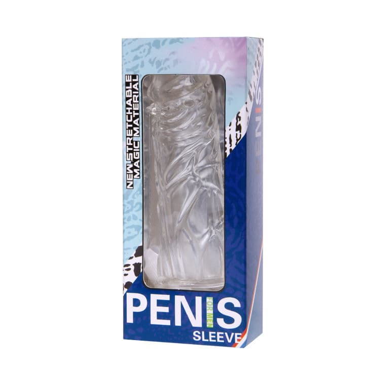 BAILE - LILAC COVER FOR THE PENIS IN ADAPTABLE SILICONE 13 CM thumb 7