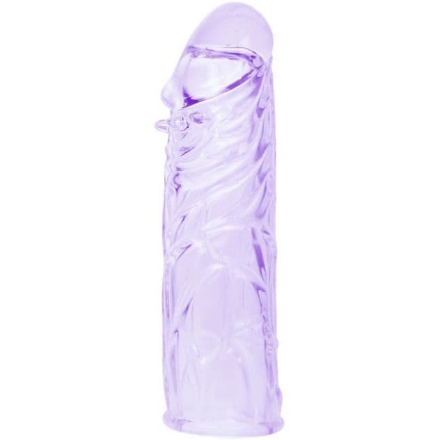 BAILE - LILAC COVER FOR THE PENIS IN ADAPTABLE SILICONE 13 CM thumb 8