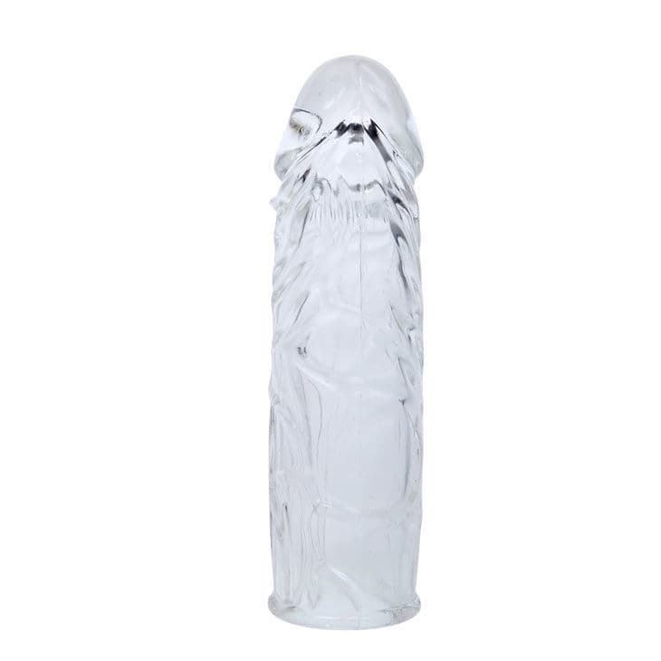 BAILE - TRANSPARENT SILICONE PENIS COVER 13 CM thumb 3