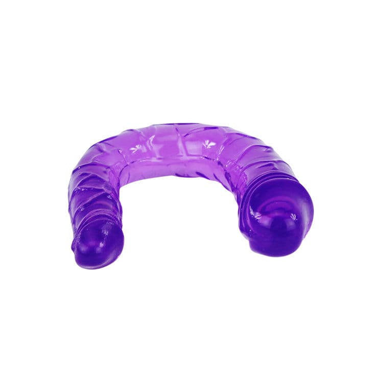 BAILE - DOUBLE DILDO IN LILAC FLEXIBLE JELLY thumb 3