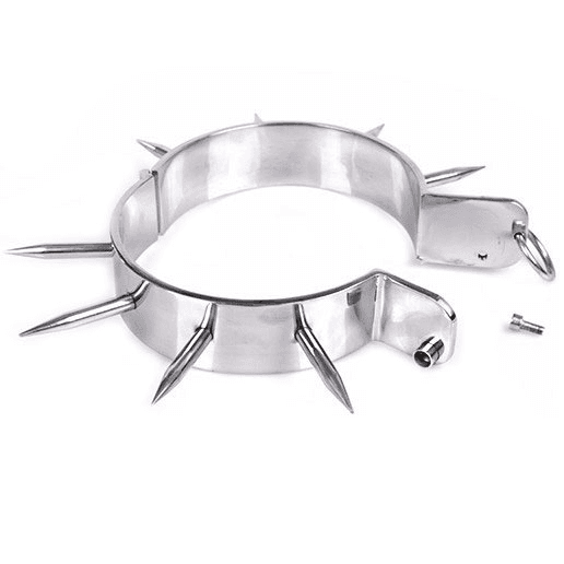METAL HARD - BDSM SLAVE COLLAR WITH POINTS thumb 2