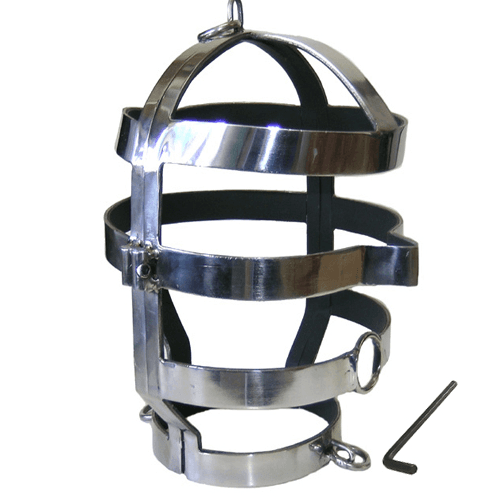 METAL HARD - MASK WITH STEEL NECKLACE thumb 2