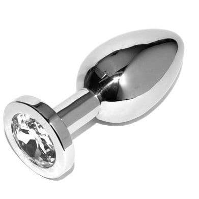 METAL HARD - ANAL PLUG DIAMOND TRANSPARENT SMALL 5.71CM thumb 2