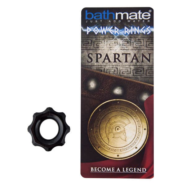 BATHMATE - SPARTAN BLACK PENIS RING thumb 2