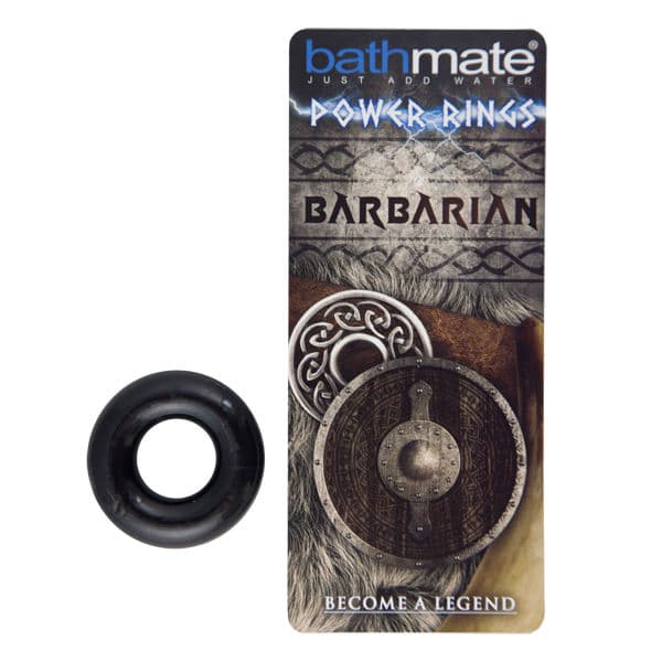 BATHMATE - BARBARIAN BLACK PENIS RING thumb 2