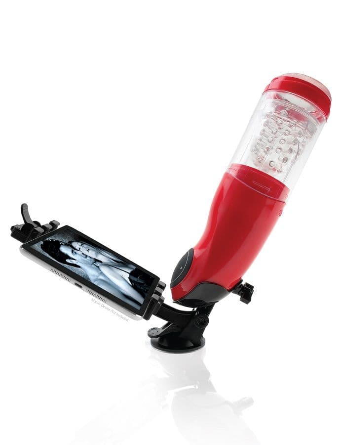 EXTREME TOYZ - PDX MEGA BATOR USB MALE MASTURBATOR MOUTH RED thumb 3