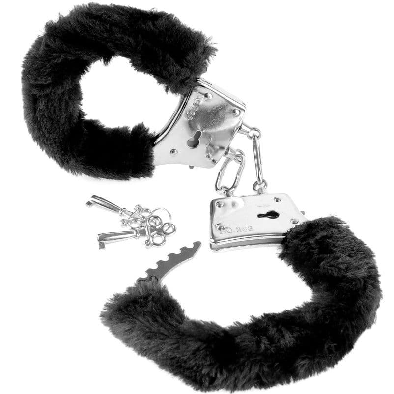 FETISH FANTASY SERIES - FURRY CUFFS BLACK thumb 3