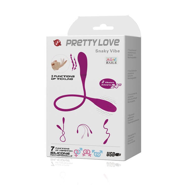 PRETTY LOVE - SMART SNAKY VIBE VIBRATOR 7 V + 3 TICKLING thumb 9