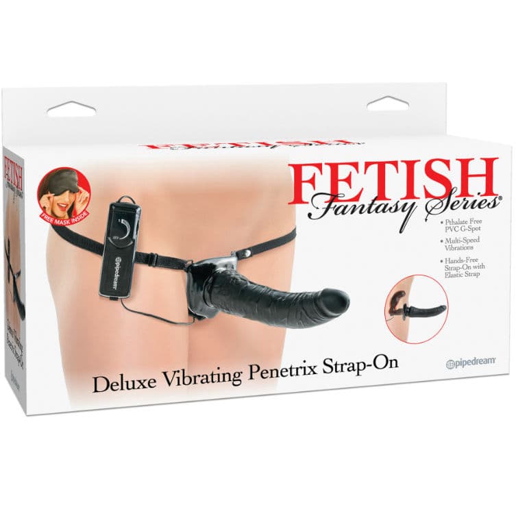 FETISH FANTASY SERIES - SERIES DELUXE VIBRATING PENETRIS STRAP-ON thumb 2
