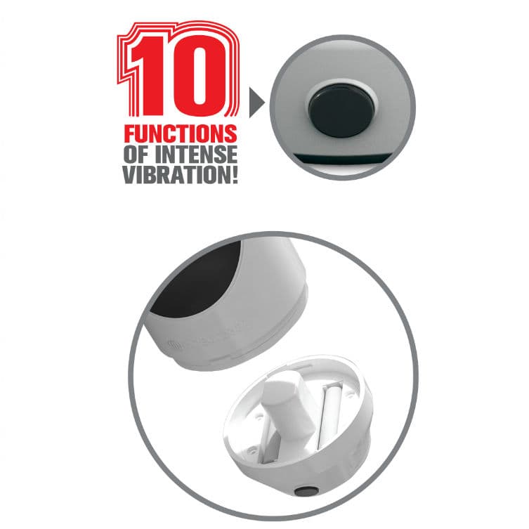 EXTREME TOYZ - PIPEDREAM MEGA GRIP VAGINA MASTURBATOR VIBRATOR thumb 6