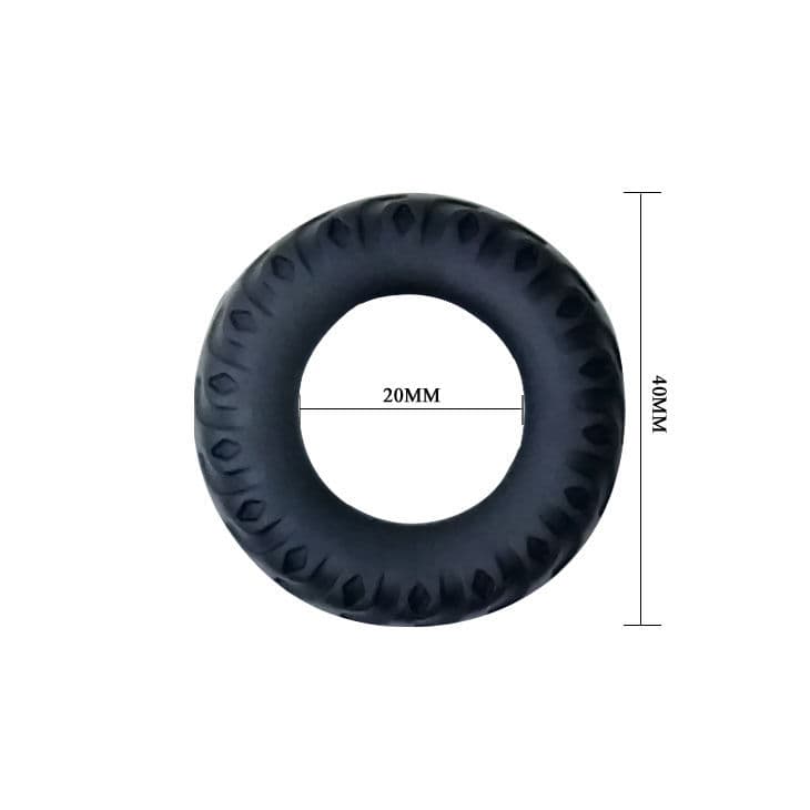 BAILE - TITAN COCKRING BLACK GREEN 2 CM thumb 4