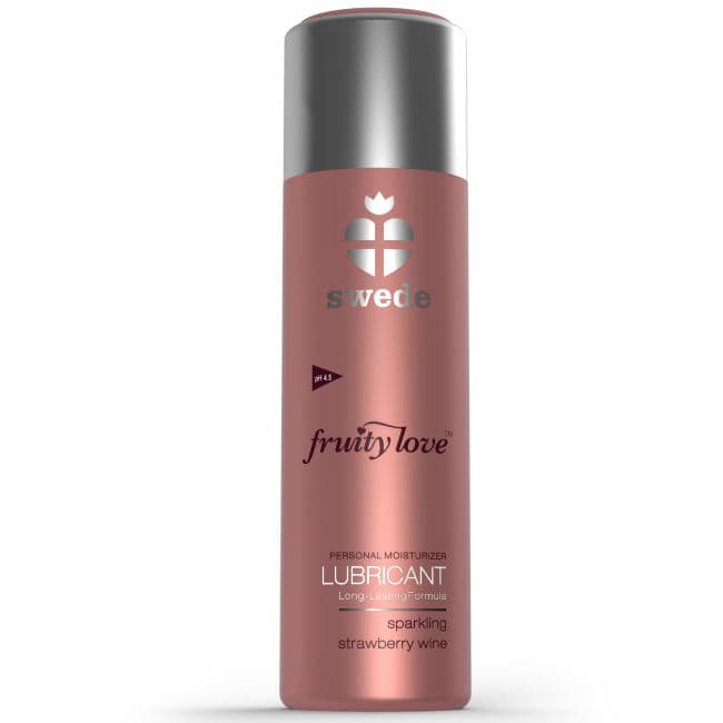 SWEDE - FRUITY LOVE LUBRICANT SPARKLING STRAWBERRY WINE 100 ML thumb 2