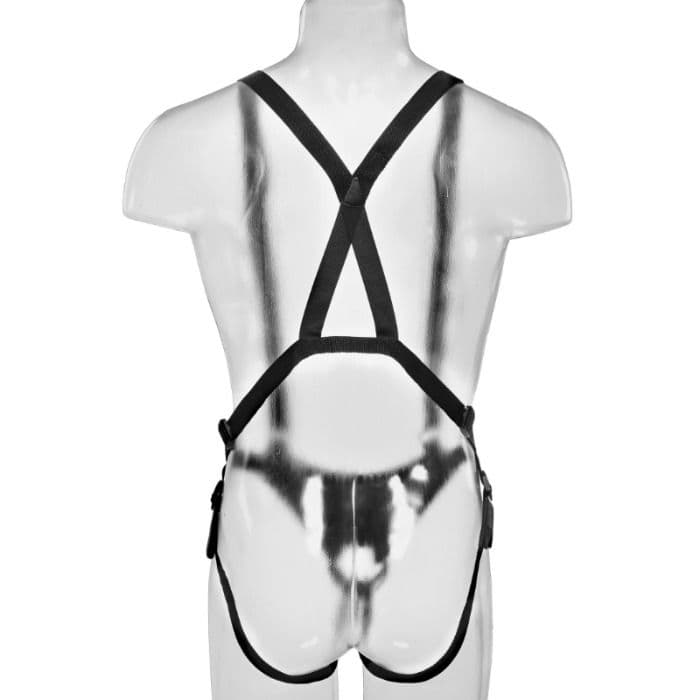 KING COCK - 28 CM HOLLOW STRAP-ON SUSPENDER SYSTEM FLESH thumb 6