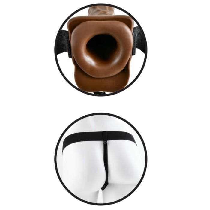 FETISH FANTASY SERIES - SERIES 7 HOLLOW STRAP-ON WITH BALLS thumb 4