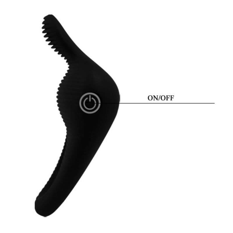 PRETTY LOVE - THIMBLE VIBRATOR RING BLACK thumb 5