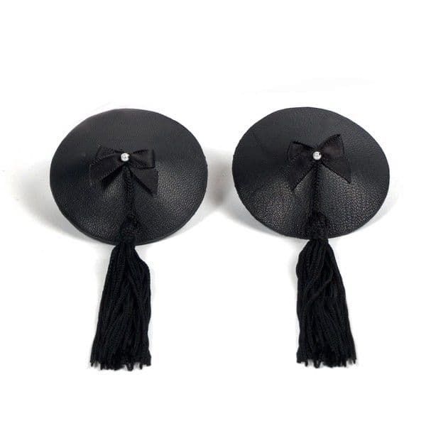 BIJOUX - BURLESQUE BLACK NIPPLE COVERS thumb 2