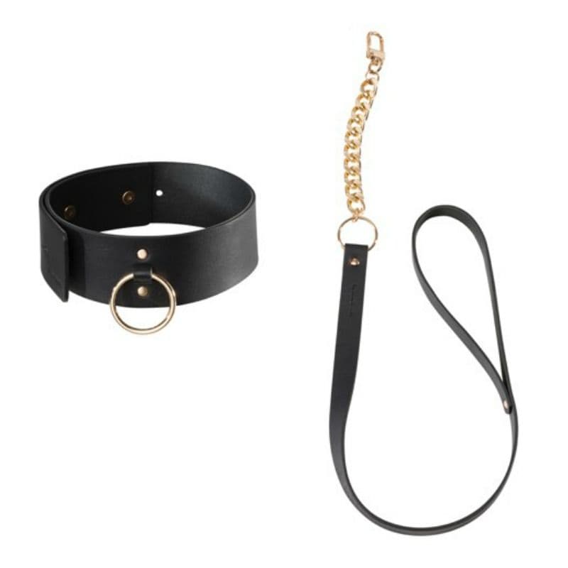 BIJOUX INDISCRETS MAZE - BLACK NECKLACE WITH STRAP thumb 3