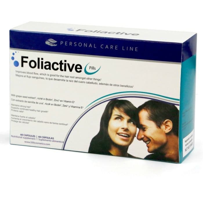 500 COSMETICS - FOLIACTIVE PILLS FOOD SUPPLEMENT HAIR LOSS thumb 2