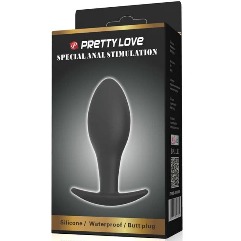 PRETTY LOVE - ANAL PLUG SILICONE ANCHOR 8.5 CM BLACK thumb 6