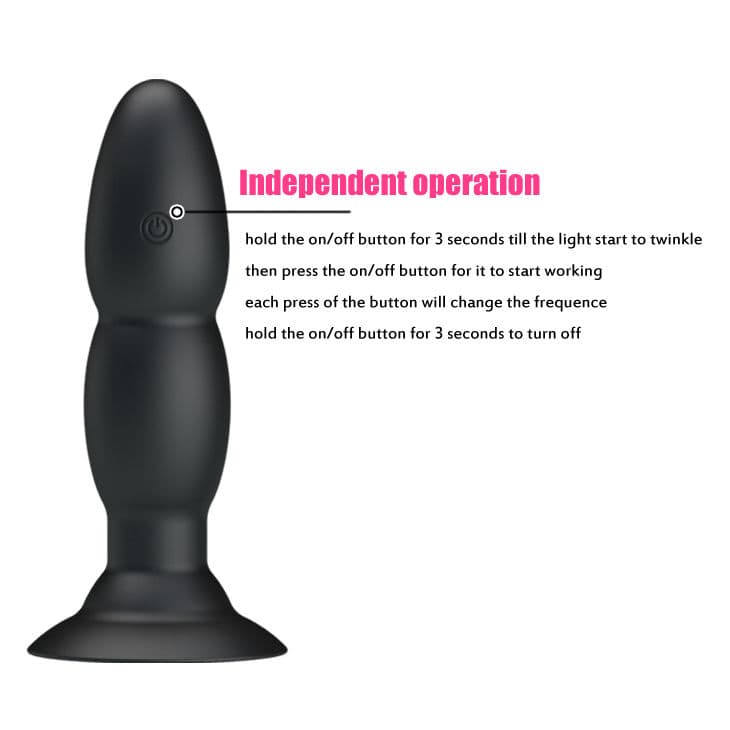 PRETTY LOVE - PLUG VIBRATOR AND ROTATION BY REMOTE CONTROL thumb 7