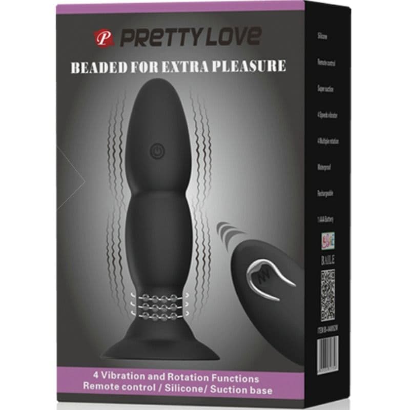 PRETTY LOVE - PLUG VIBRATOR AND ROTATION BY REMOTE CONTROL thumb 8