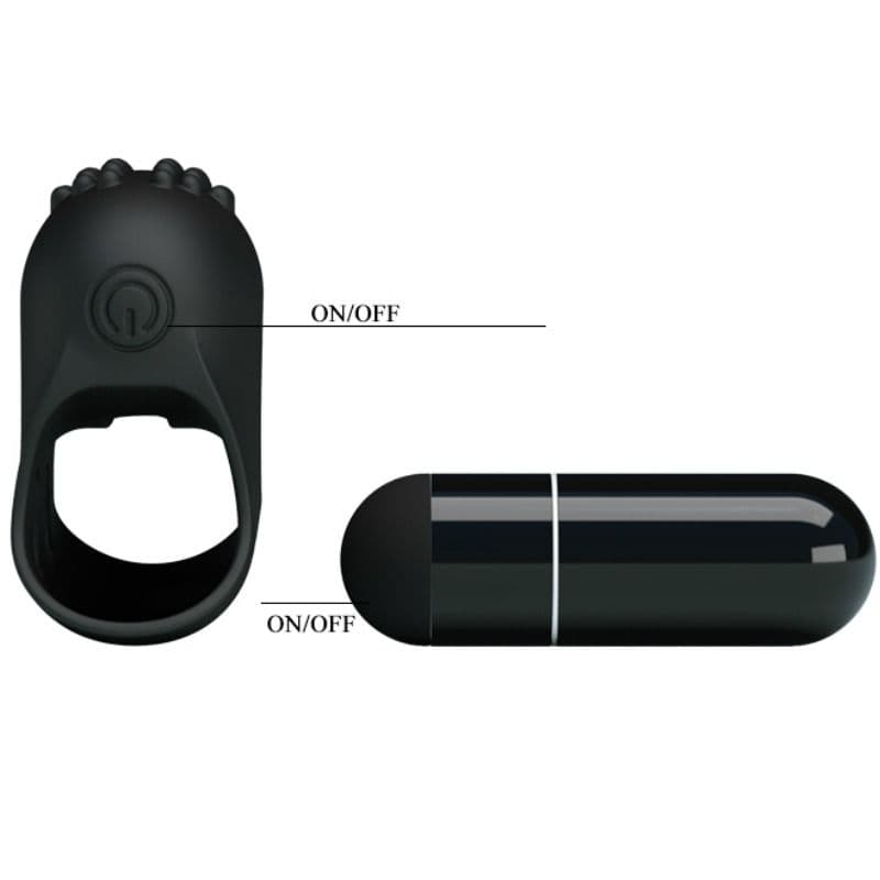 PRETTY LOVE - FLIRTATION STEWARD BLACK VIBRATION THIMBLE thumb 6