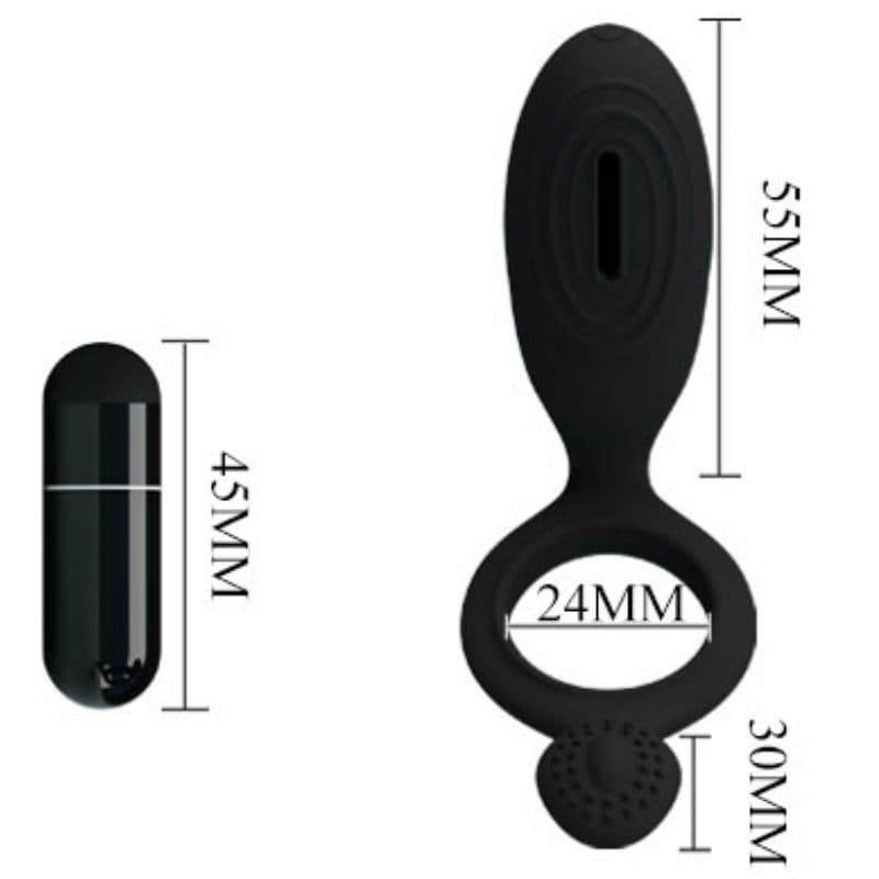 PRETTY LOVE - ETHEL VIBRATING RING WITH STIMULATOR thumb 5