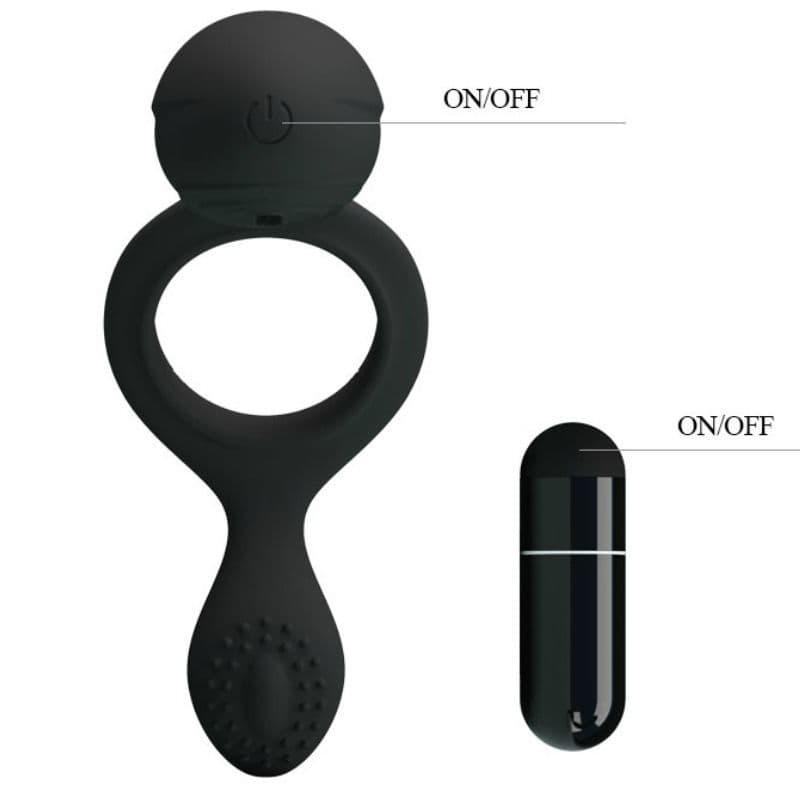 PRETTY LOVE - ETHEL VIBRATING RING WITH STIMULATOR thumb 6