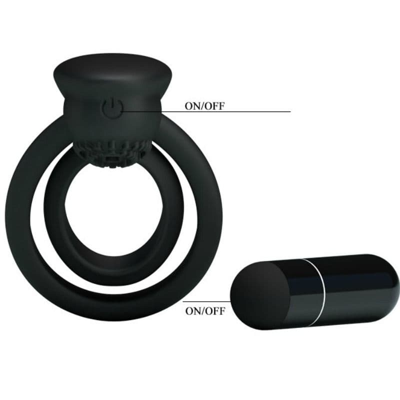 PRETTY LOVE - ESTHER VIBRATING RING WITH STIMULATOR thumb 6